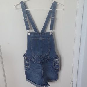 Denim Short Overalls